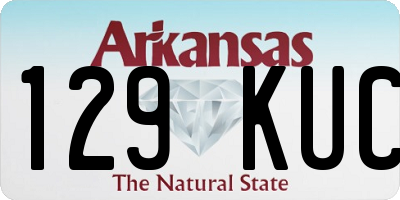 AR license plate 129KUC