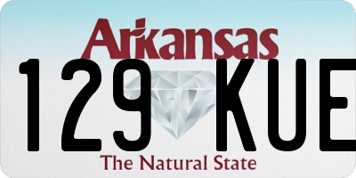 AR license plate 129KUE
