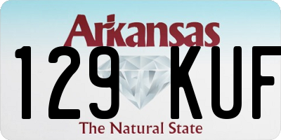 AR license plate 129KUF