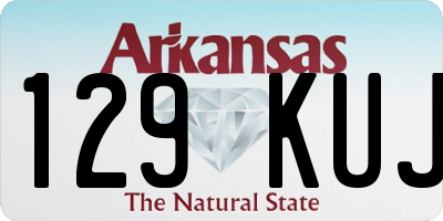 AR license plate 129KUJ