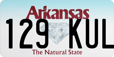 AR license plate 129KUL