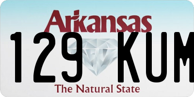 AR license plate 129KUM