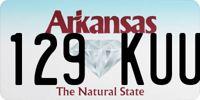 AR license plate 129KUU