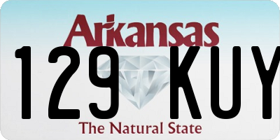 AR license plate 129KUY