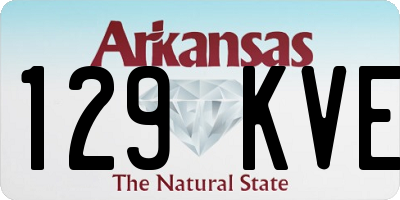 AR license plate 129KVE