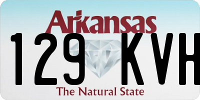 AR license plate 129KVH