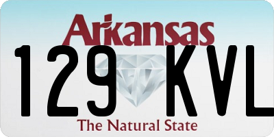 AR license plate 129KVL