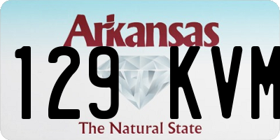 AR license plate 129KVM