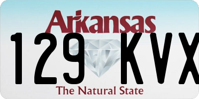 AR license plate 129KVX