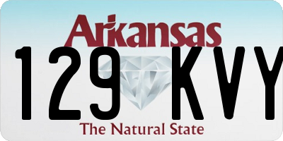 AR license plate 129KVY