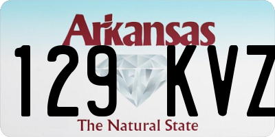 AR license plate 129KVZ