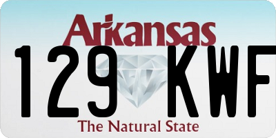 AR license plate 129KWF