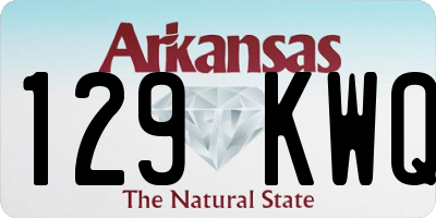 AR license plate 129KWQ