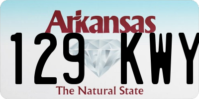 AR license plate 129KWY
