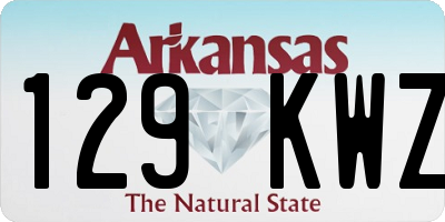 AR license plate 129KWZ