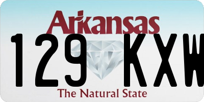 AR license plate 129KXW