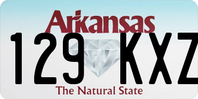 AR license plate 129KXZ