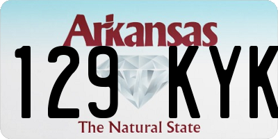 AR license plate 129KYK
