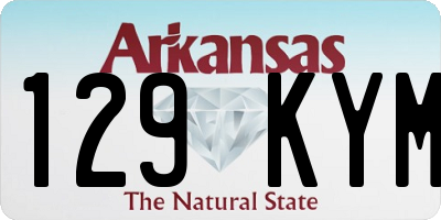 AR license plate 129KYM