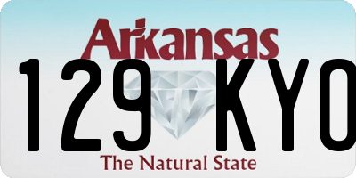 AR license plate 129KYO