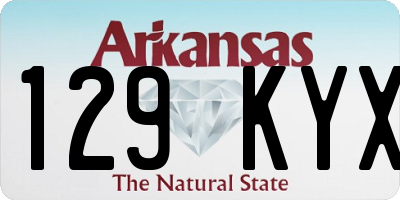 AR license plate 129KYX