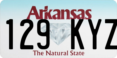 AR license plate 129KYZ