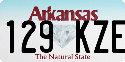 AR license plate 129KZE