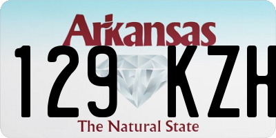 AR license plate 129KZH