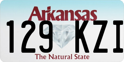 AR license plate 129KZI