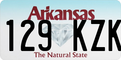 AR license plate 129KZK