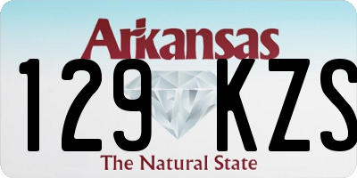 AR license plate 129KZS