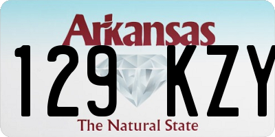 AR license plate 129KZY