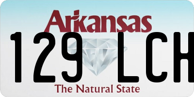 AR license plate 129LCH