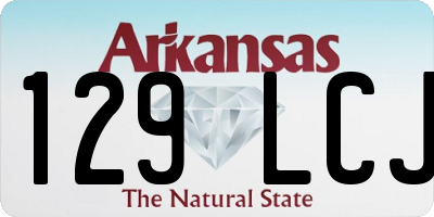 AR license plate 129LCJ