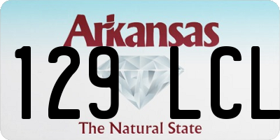 AR license plate 129LCL