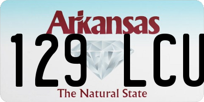 AR license plate 129LCU