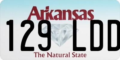 AR license plate 129LDD
