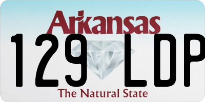 AR license plate 129LDP