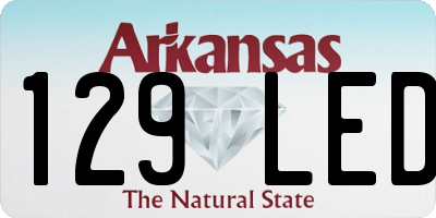 AR license plate 129LED