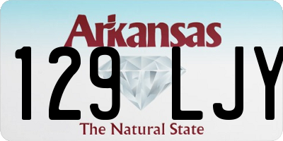 AR license plate 129LJY