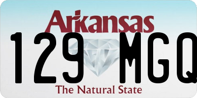 AR license plate 129MGQ