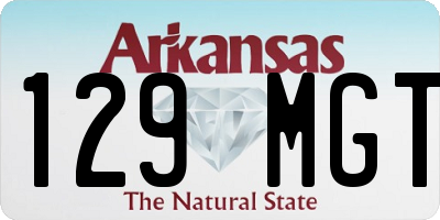 AR license plate 129MGT