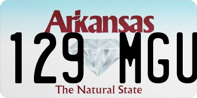 AR license plate 129MGU