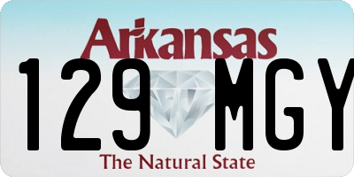 AR license plate 129MGY