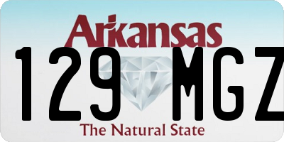 AR license plate 129MGZ