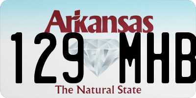 AR license plate 129MHB