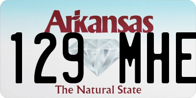 AR license plate 129MHE