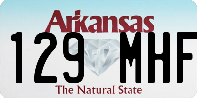 AR license plate 129MHF