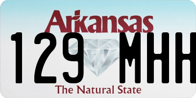 AR license plate 129MHH