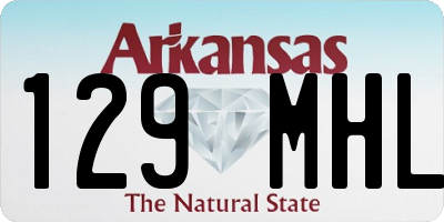 AR license plate 129MHL